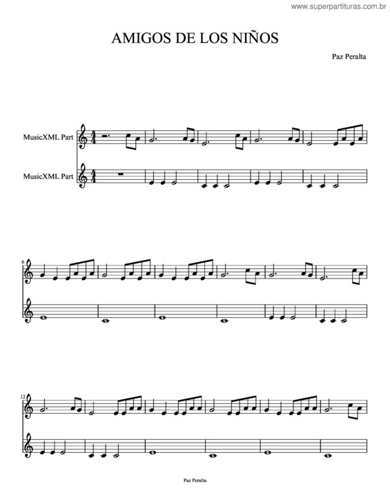 Partitura da música  v.17