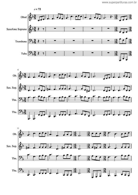 Partitura da música 044– Sol Da Justiça