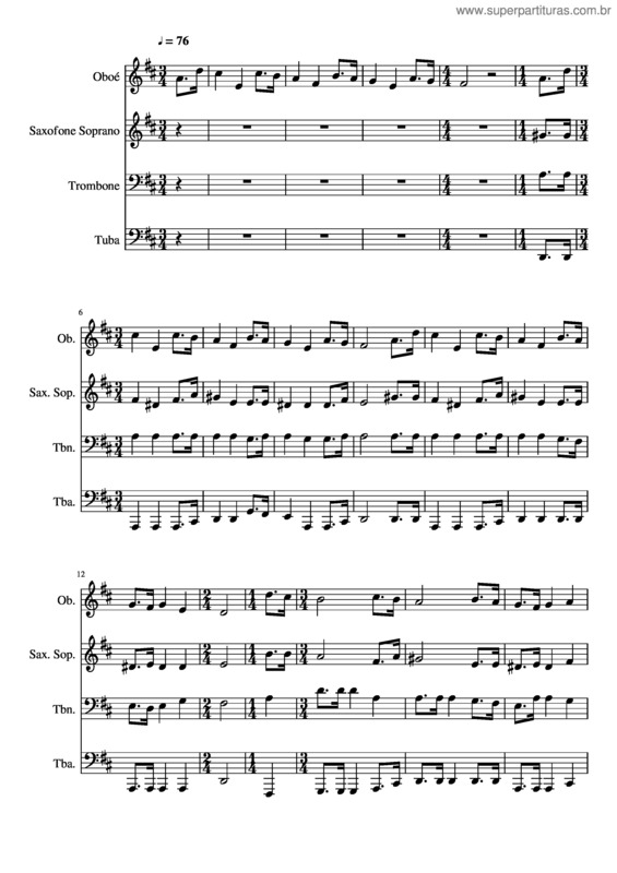 Partitura da música 068– Sem Tardar Vai A Cristo