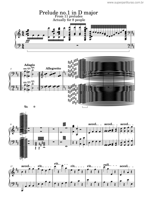 Partitura da música 11 Preludes,Op.12 – Liam Ernest Angkasa 11 Preludes,Op.12 – No.1 In D Major