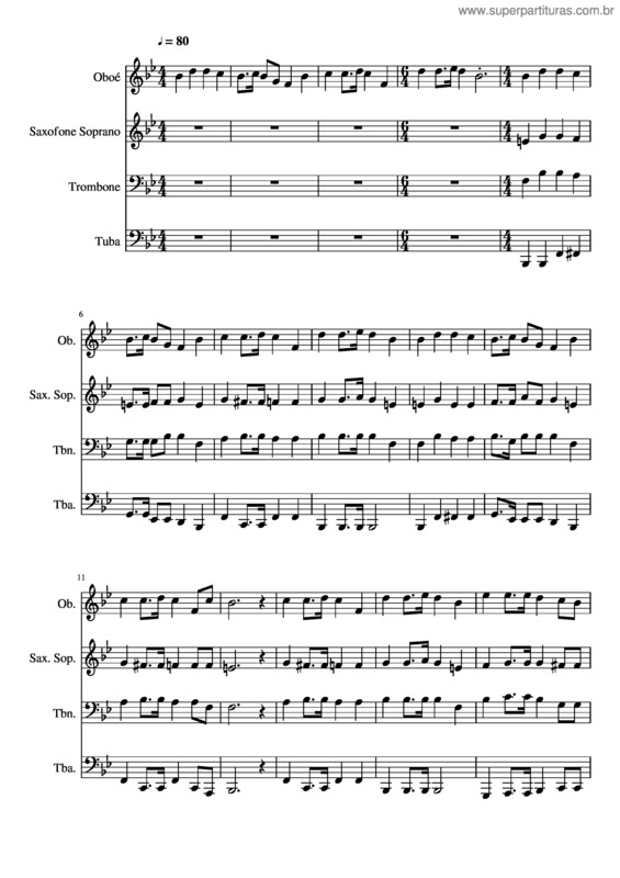 Partitura da música 114– Clama Ao Mestre Cristo Jesus