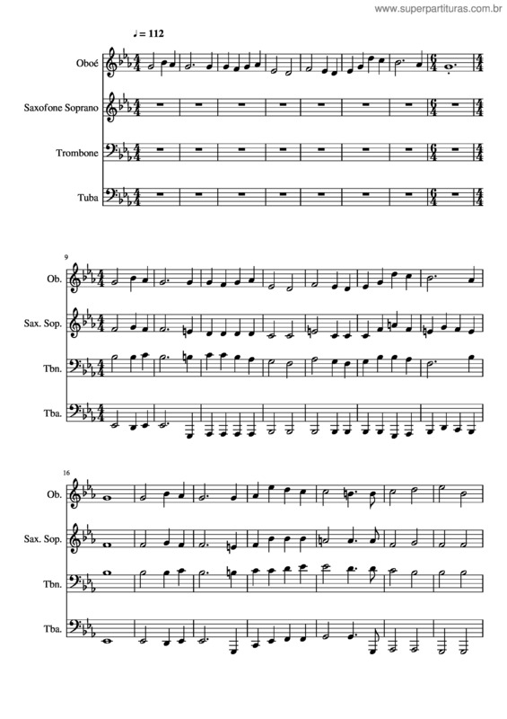 Partitura da música 119– Luz Aos Meus Pés É A Tua Palavra