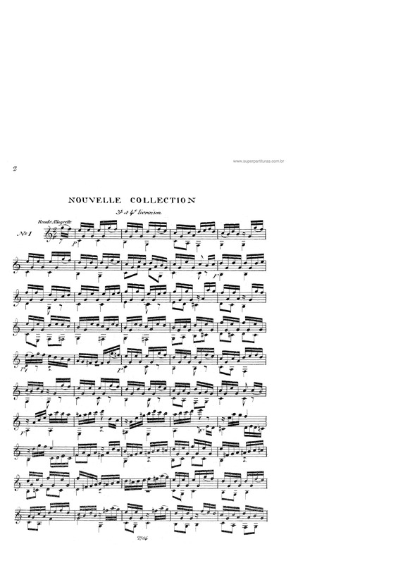 Partitura da música 12 petites pieces