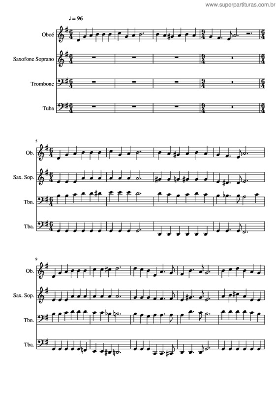 Partitura da música 124– Vivo Na Graça
