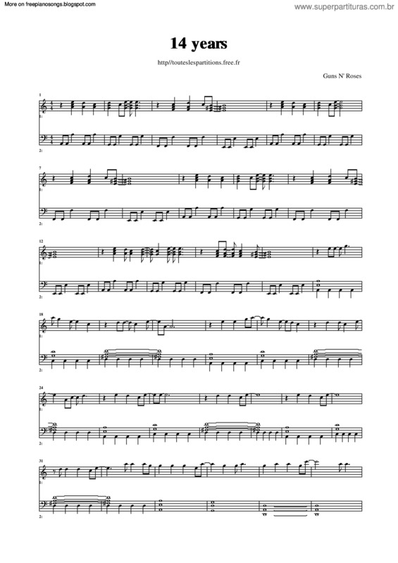 Partitura da música 14 Years.PDF