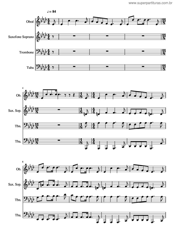 Partitura da música 161– Cristo Quer Salvar