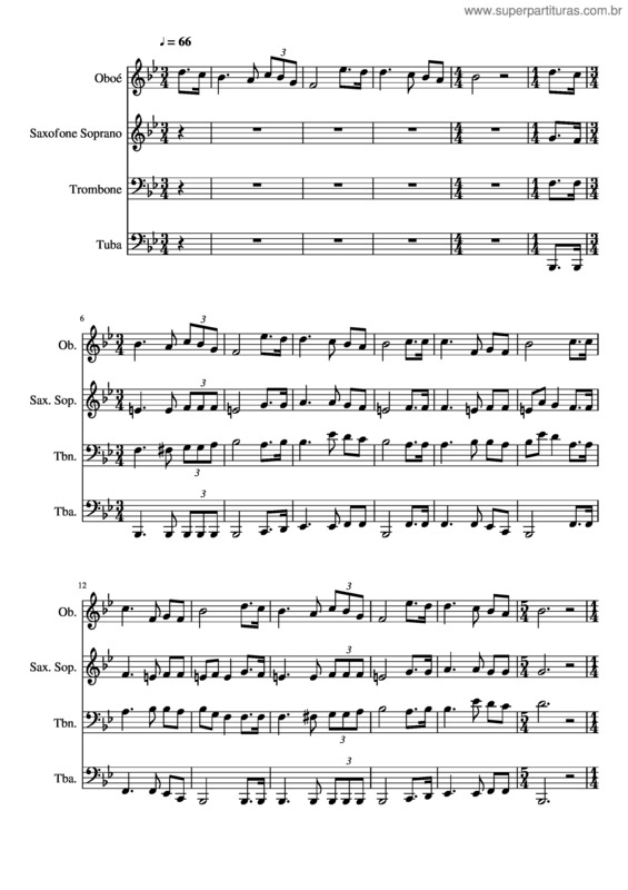 Partitura da música 182– Brevemente Retornará Jesus Cristo