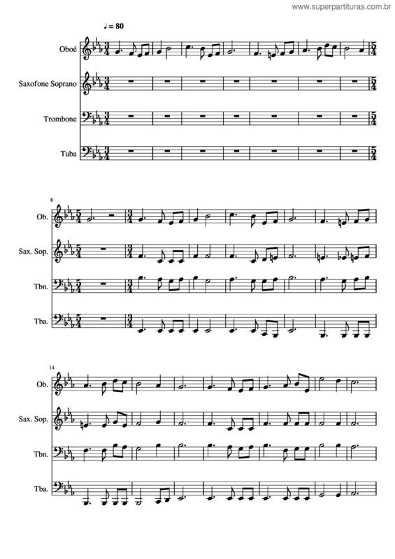 Partitura da música 186– Cristo Luz Do Mundo