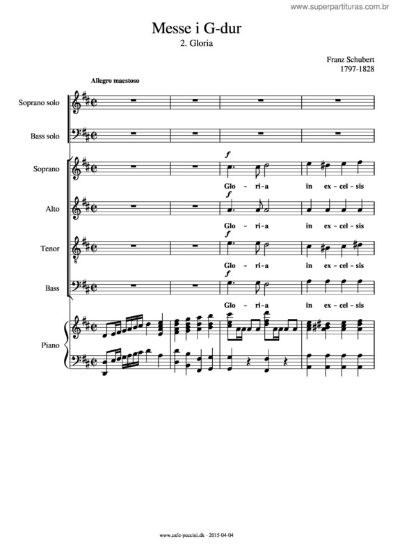 Partitura da música 2 Gloria v.4
