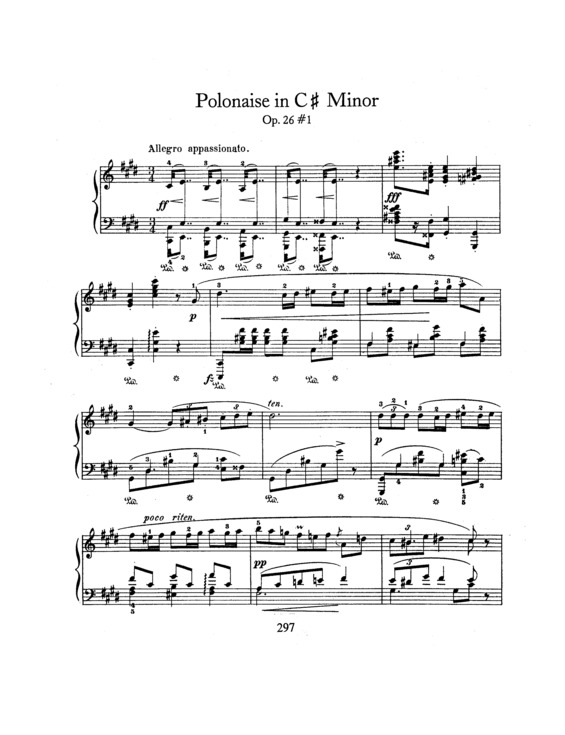 Partitura da música 2 Polonaises v.2