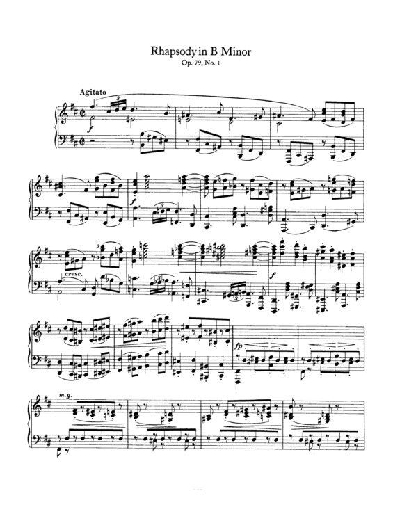 Partitura da música 2 Rhapsodies