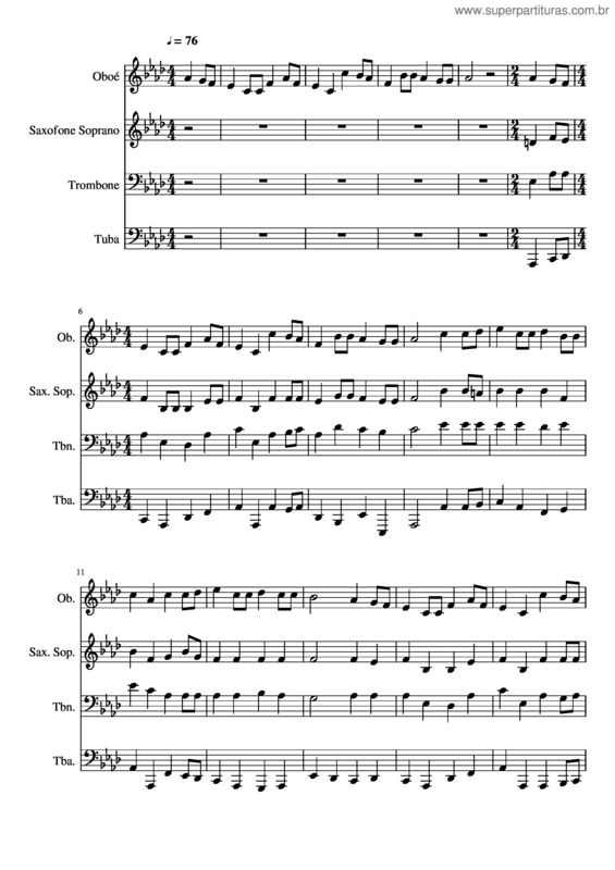Partitura da música 218– Oh! Jubilemos Devotos De Cristo