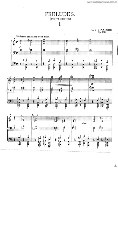 Partitura da música 24 Preludes v.3