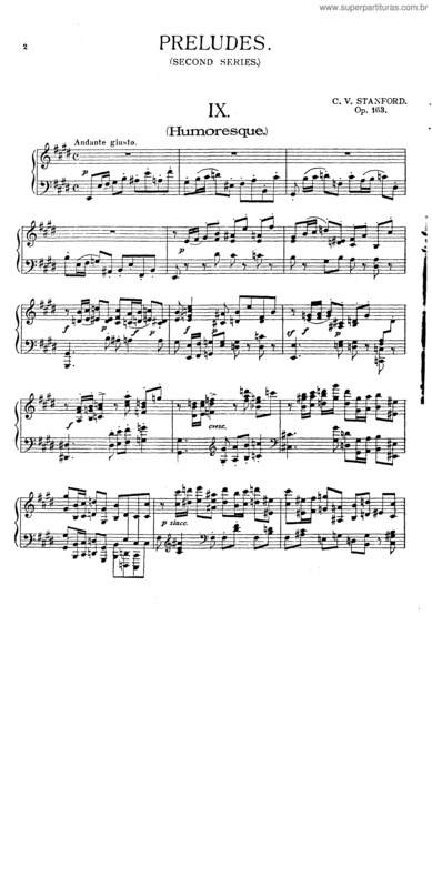 Partitura da música 24 Preludes v.5