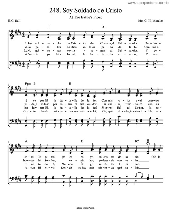 Partitura da música 248._Soy_Soldado_De_Cristo