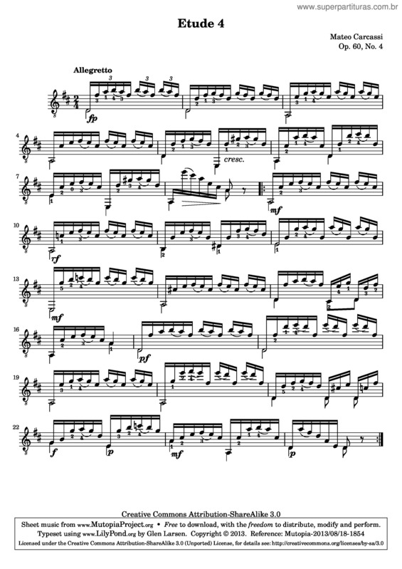 Partitura da música 25 Etudes Melodiques et Progressives v.10