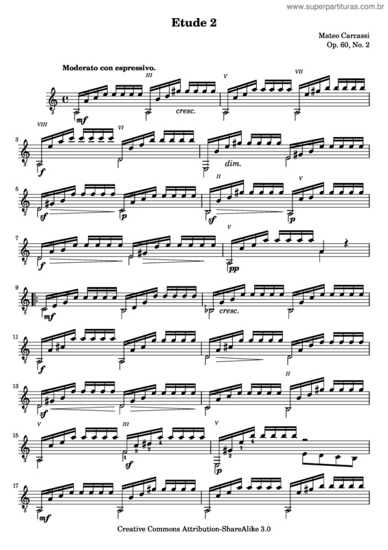 Partitura da música 25 Etudes Melodiques et Progressives v.11
