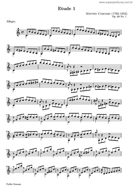 Partitura da música 25 Etudes Melodiques et Progressives v.14