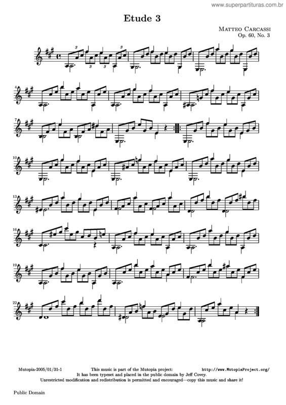Partitura da música 25 Etudes Melodiques et Progressives v.15