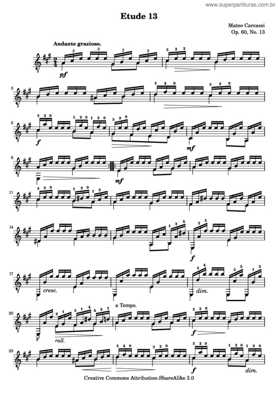 Partitura da música 25 Etudes Melodiques et Progressives v.2