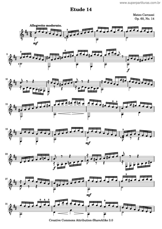 Partitura da música 25 Etudes Melodiques et Progressives v.3
