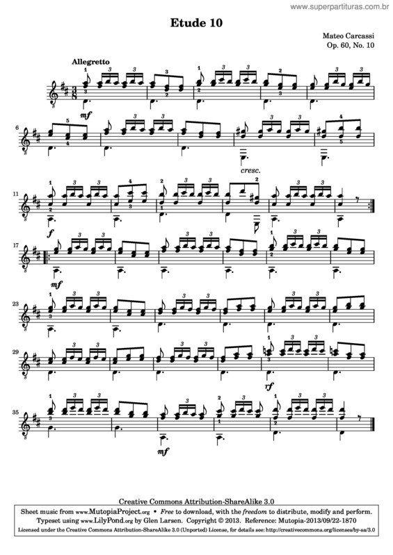 Partitura da música 25 Etudes Melodiques et Progressives v.7