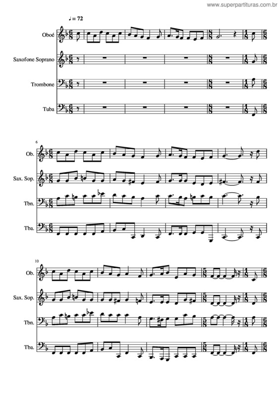Partitura da música 257– Remiu–Nos Por Graça