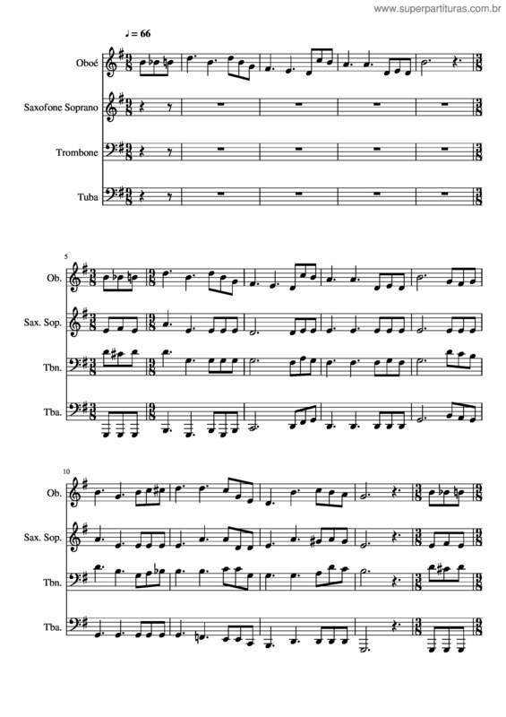 Partitura da música 269– Ressucitados Por Graça Fomos