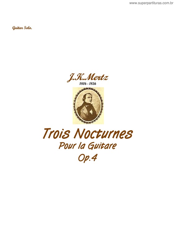 Partitura da música 3 Nocturnes v.5