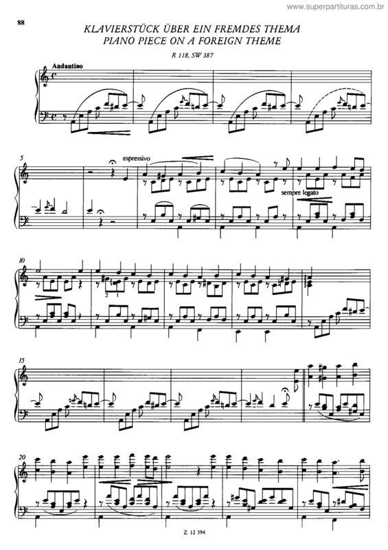 Partitura da música 3 Pieces on themes by Auber v.2