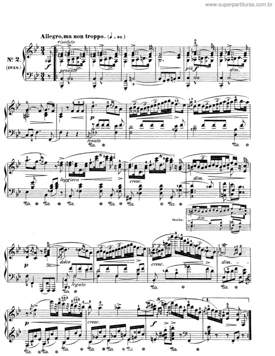 Partitura da música 3 Polonaises v.3