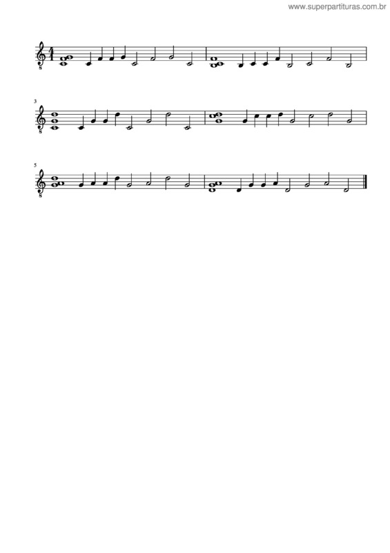 Partitura da música 3 Ses Geleneksel Akor Egzersizi