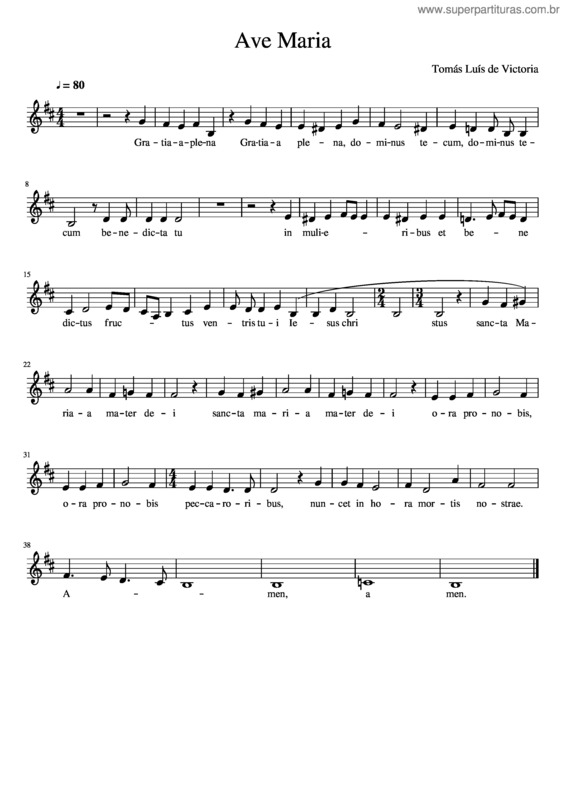 Partitura da música 369258147 Ave Maria