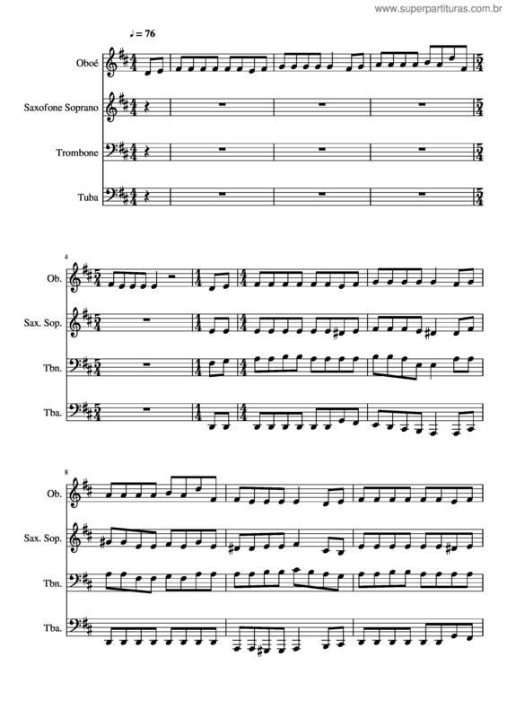 Partitura da música 384– Nos Resgatou E Nos Lavou