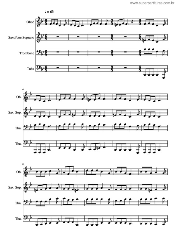 Partitura da música 393– Ó Bom Jesus Meu Caro Jesus