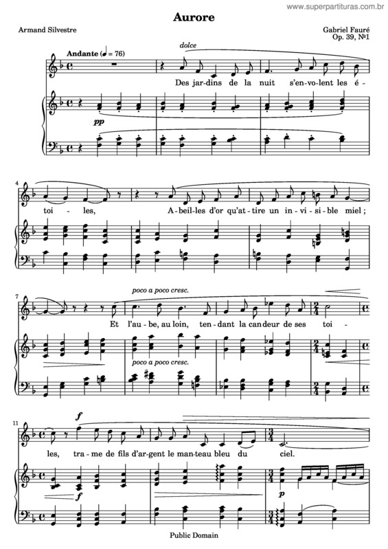 Partitura da música 4 Songs v.3