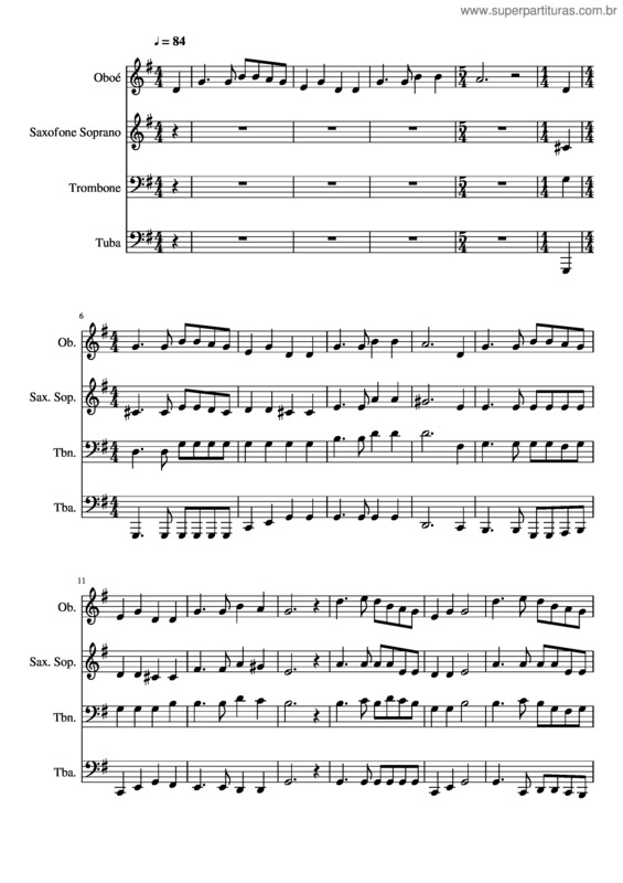 Partitura da música 406– A Voz De Cristo Te Convida – Vem!