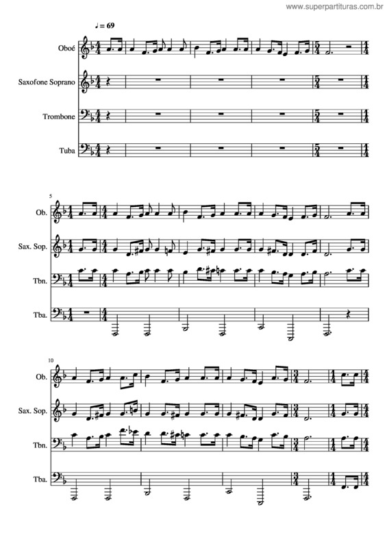 Partitura da música 413– Foi Por Mim Que Morreste