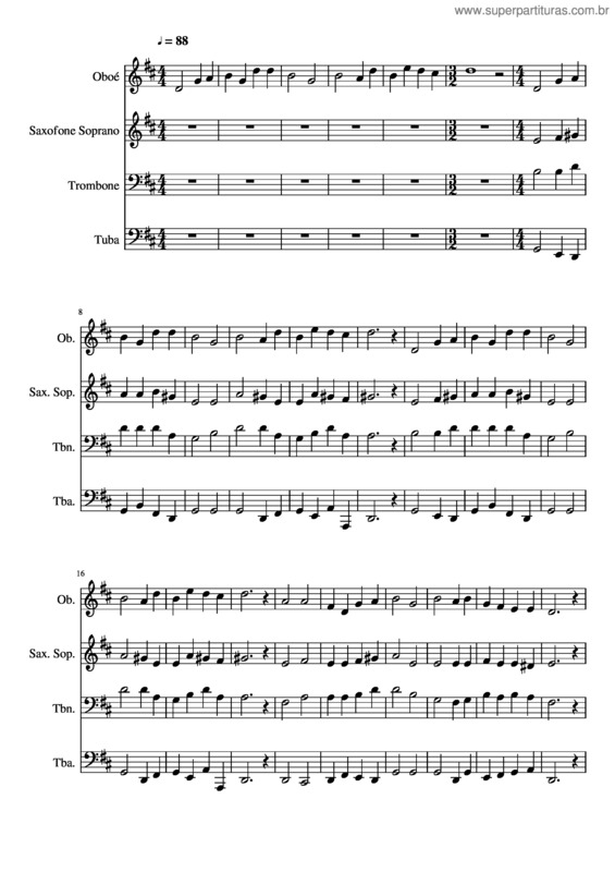 Partitura da música 419– Fazei Isto Em Memória De Mim