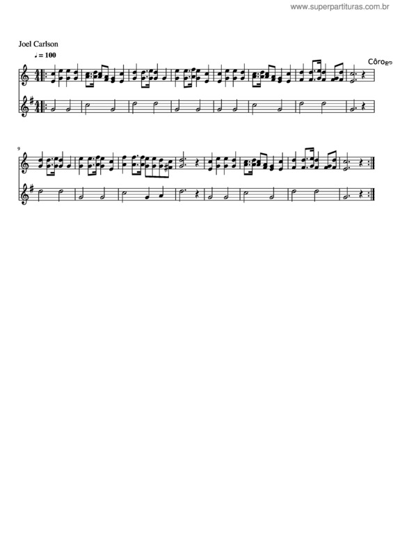 Partitura da música 460 – Di–Lo A Cristo