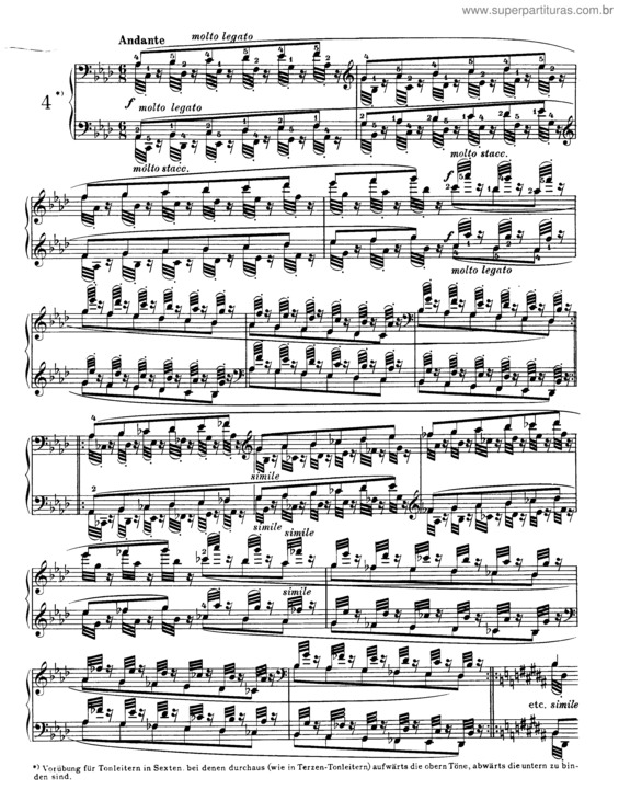 Partitura da música 51 Exercises for Piano v.2