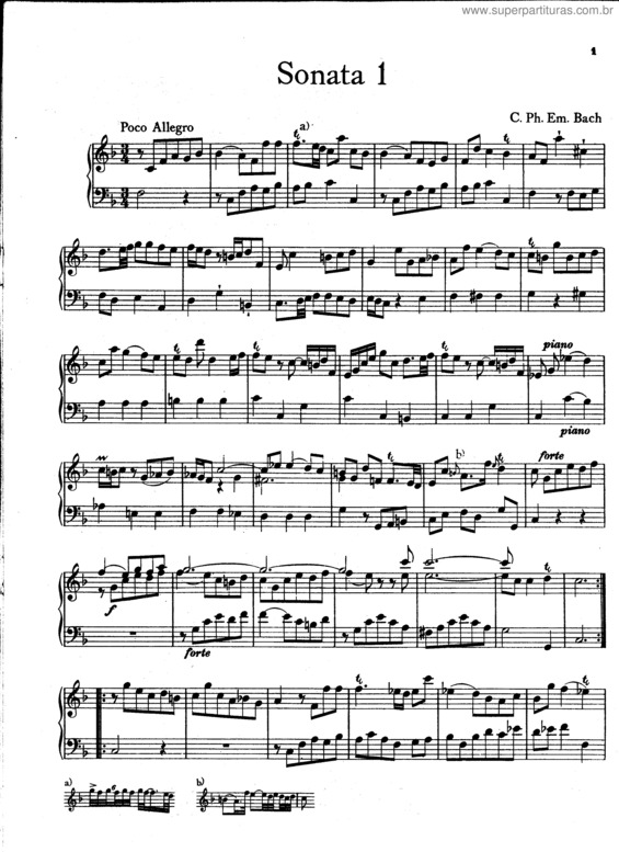 Partitura da música 6 Prussian Sonatas