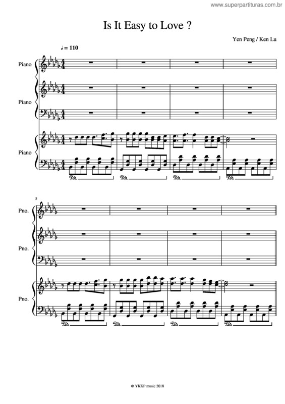 Partitura da música 8787887