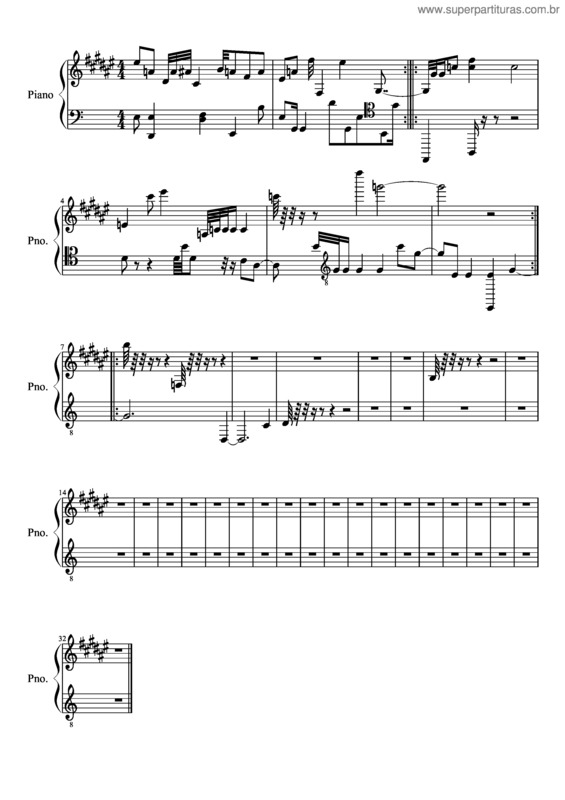 Partitura da música 9Na Sinfonia A Sol Mediano Lentissimo Con Speed Piccante