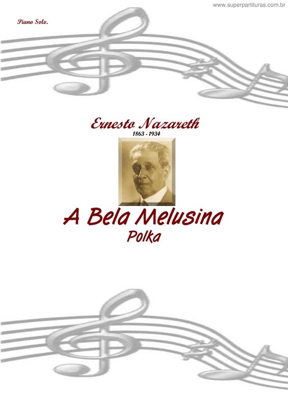 Partitura da música A Bela Melusina v.4