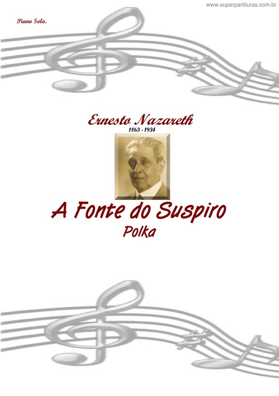 Partitura da música A Fonte do Suspiro v.3