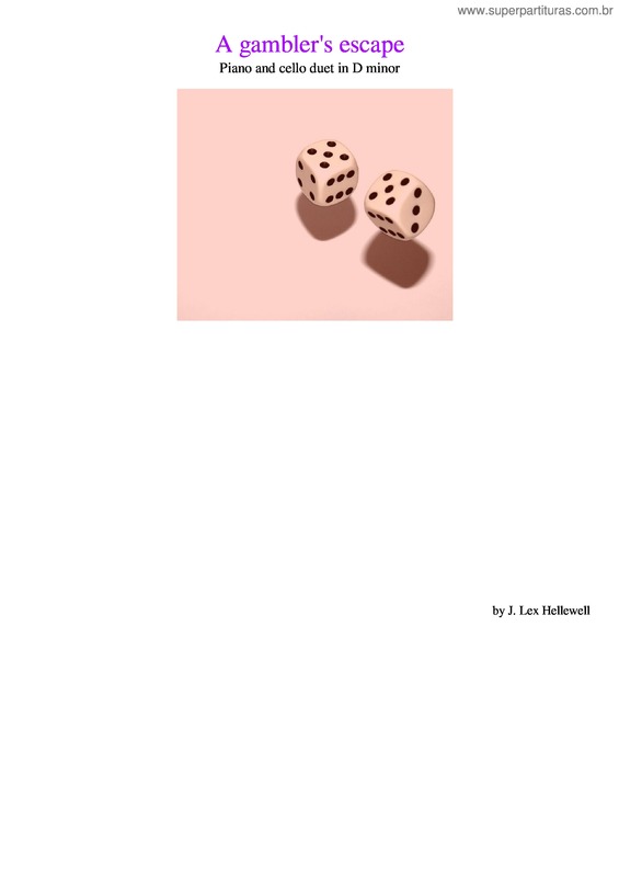 Partitura da música A Gambler`S Escape