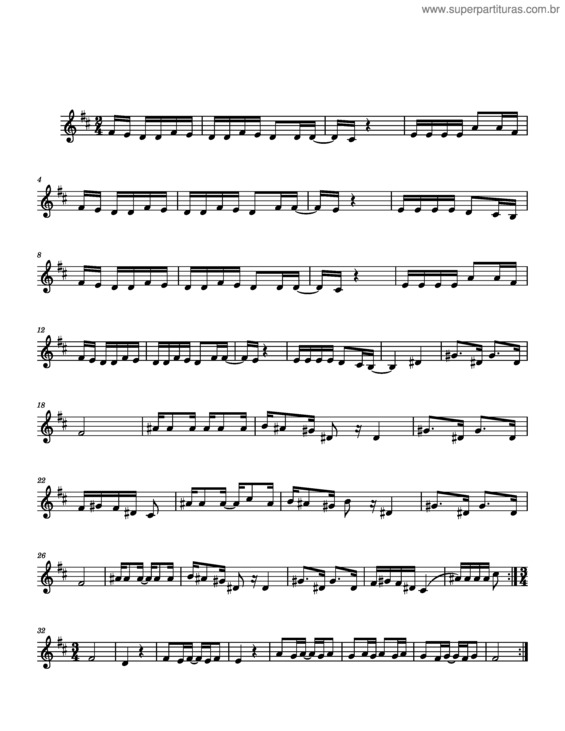 Partitura da música A Luz De Tieta – Caetano Veloso A Luz De Tieta