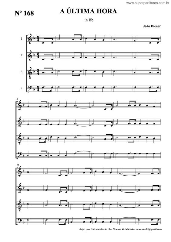 Partitura da música A Última Hora v.7