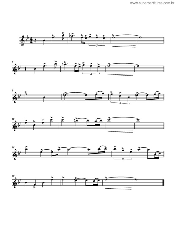 Partitura da música Abertura v.4